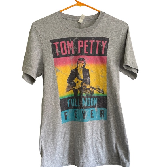 Bella Canvas- Tom Perry Full Moon Fever Tour Tee Shirt - Picture 1 of 3